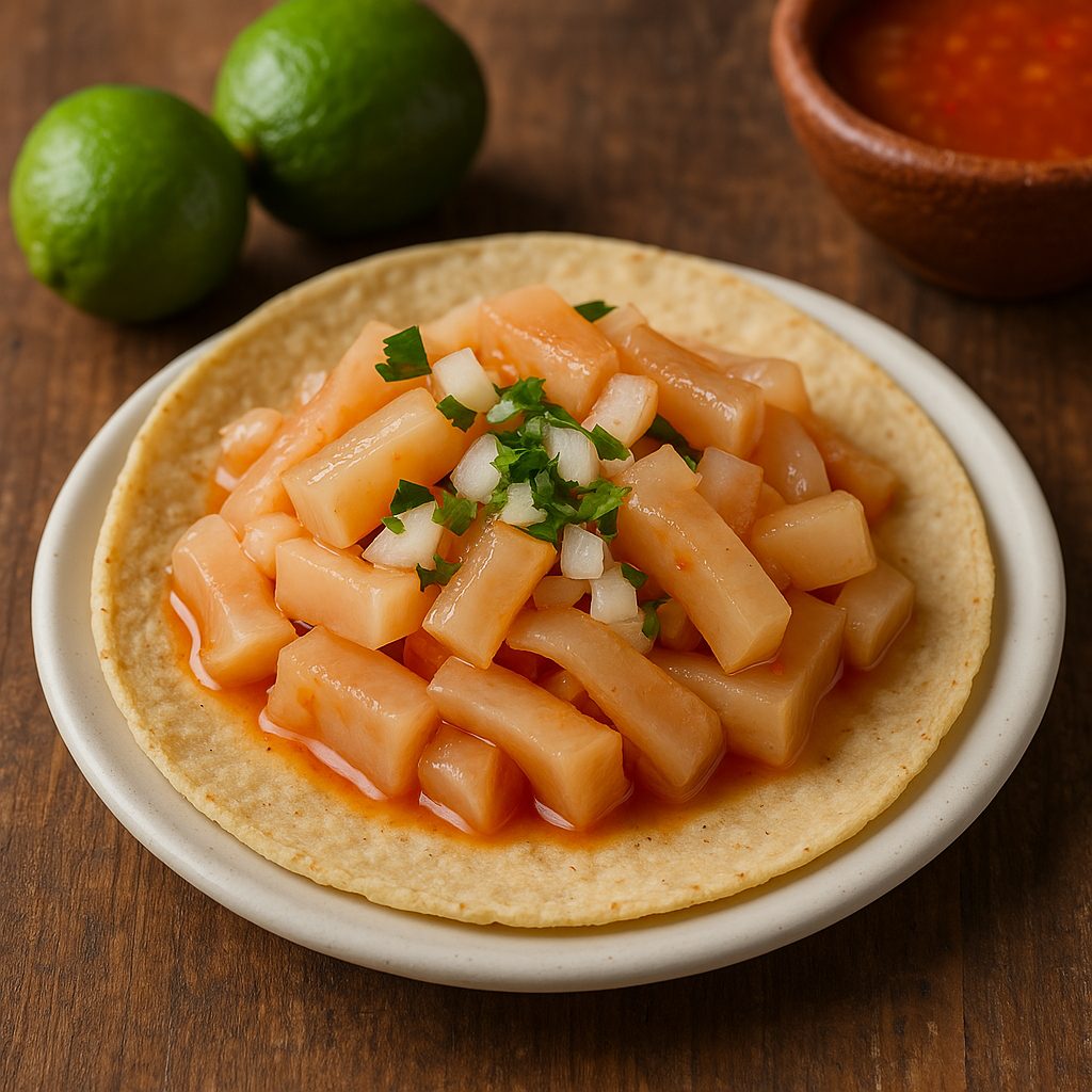 Taco de Cueritos en Vinagre: Un Sabor Tradicional y Refrescante