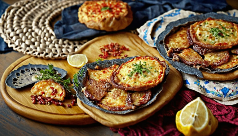 Deruny, tortitas de papa ucranianas doradas y crujientes, servidas calientes en un plato.