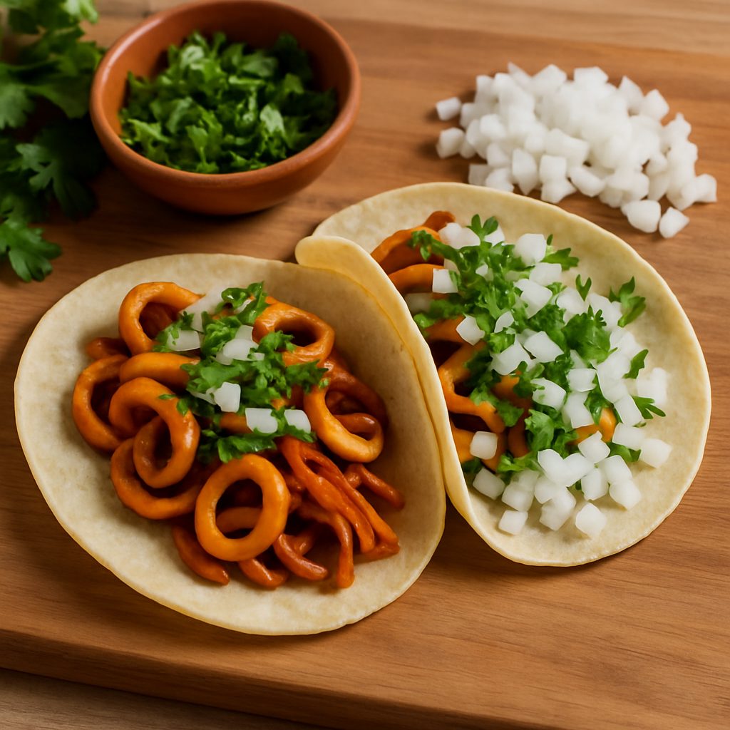 Tortillas de maíz calentándose en una sartén listas para servir.